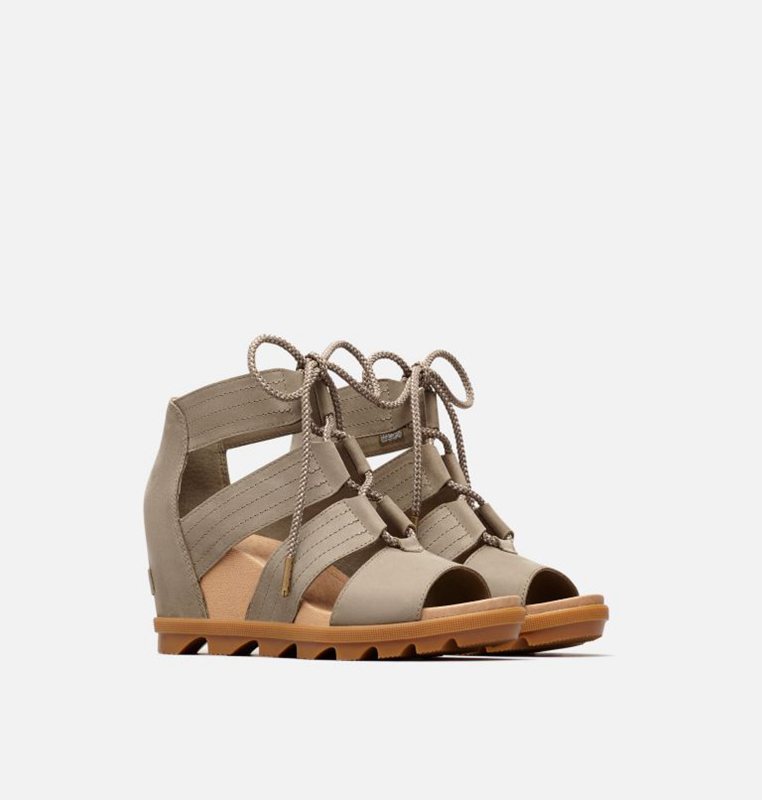 Sorel Dam Sandaler Olivgröna - Joanie™ Ii Lace Wedge - TGC-932517